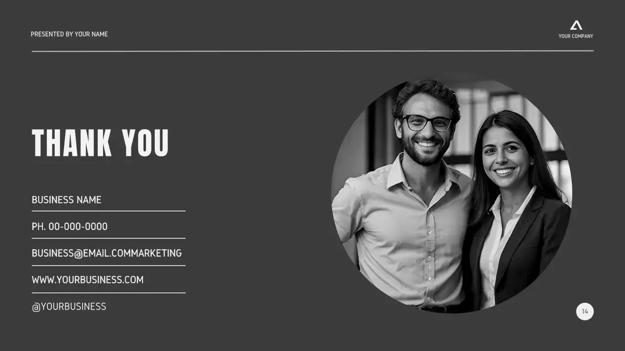 Blue Minimal Business Presentation