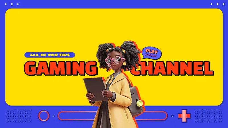 Thumbnail YouTube Promosi Game Trendy Kuning