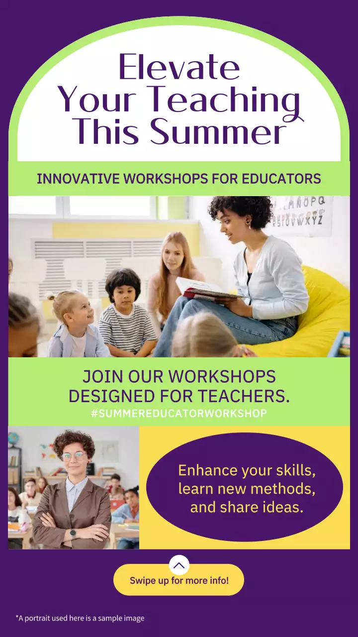 Purple Modern Education Promotion Instagram Post