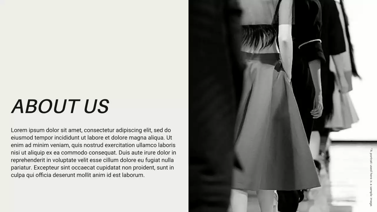 블랙 앤 화이트 모던 패션 브랜드 가이드 소개