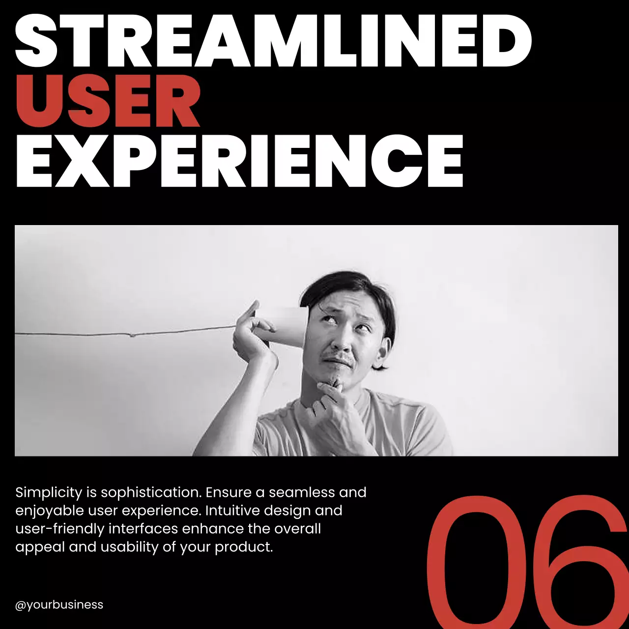 Red Modern Product Guide Social Media Post