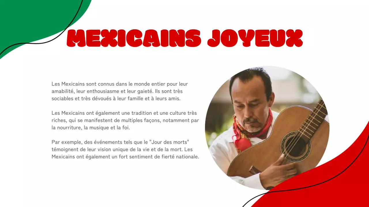 Matériel de formation simple d'introduction au Mexique