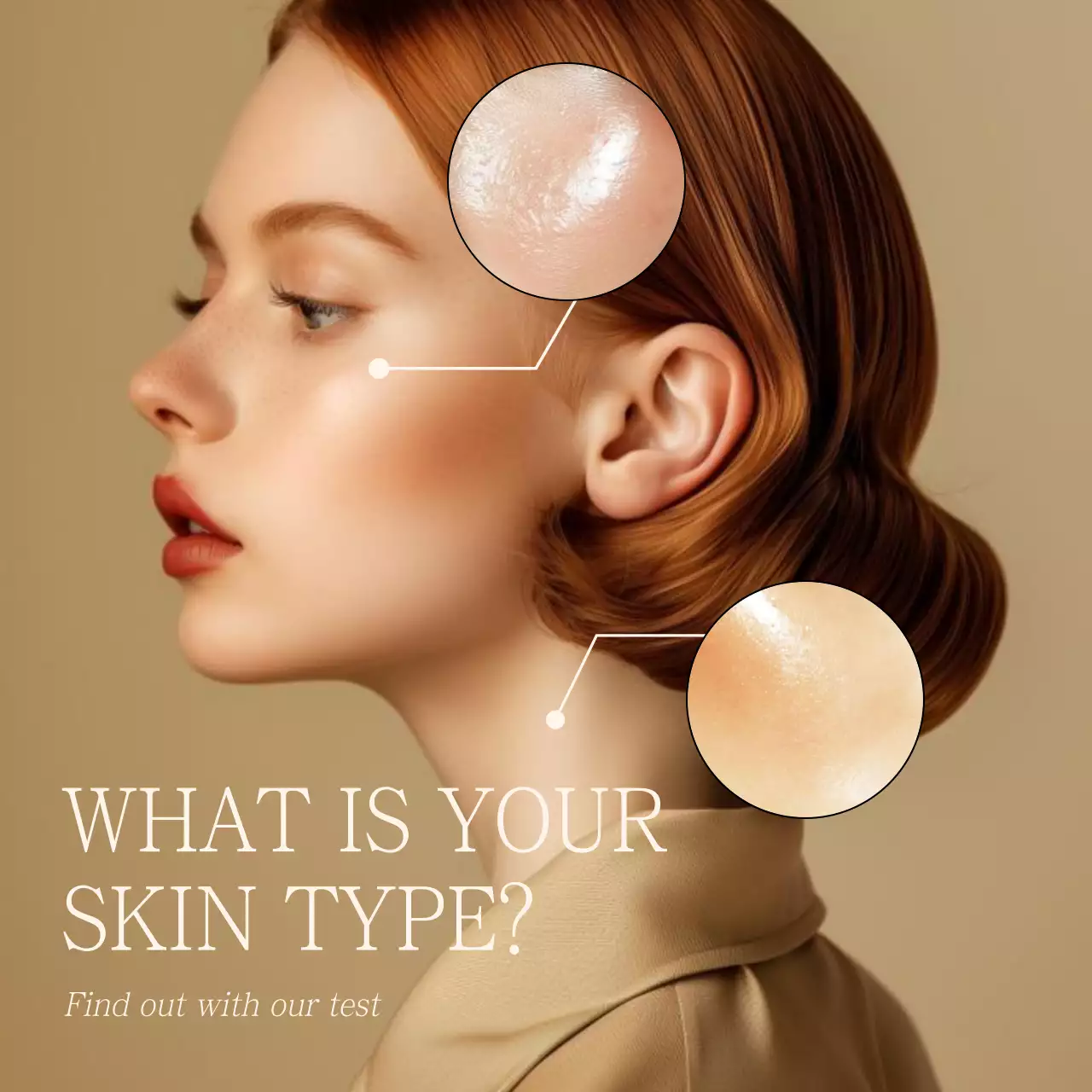 Beige Elegant Skincare Guide Social Media Post