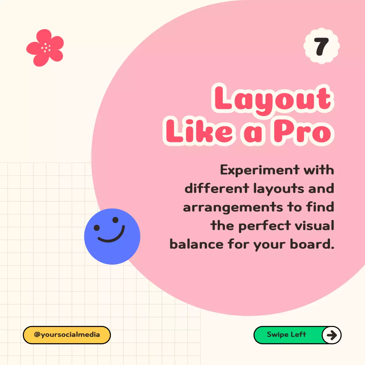 Pink Trendy Crafting Guide Social Media Post