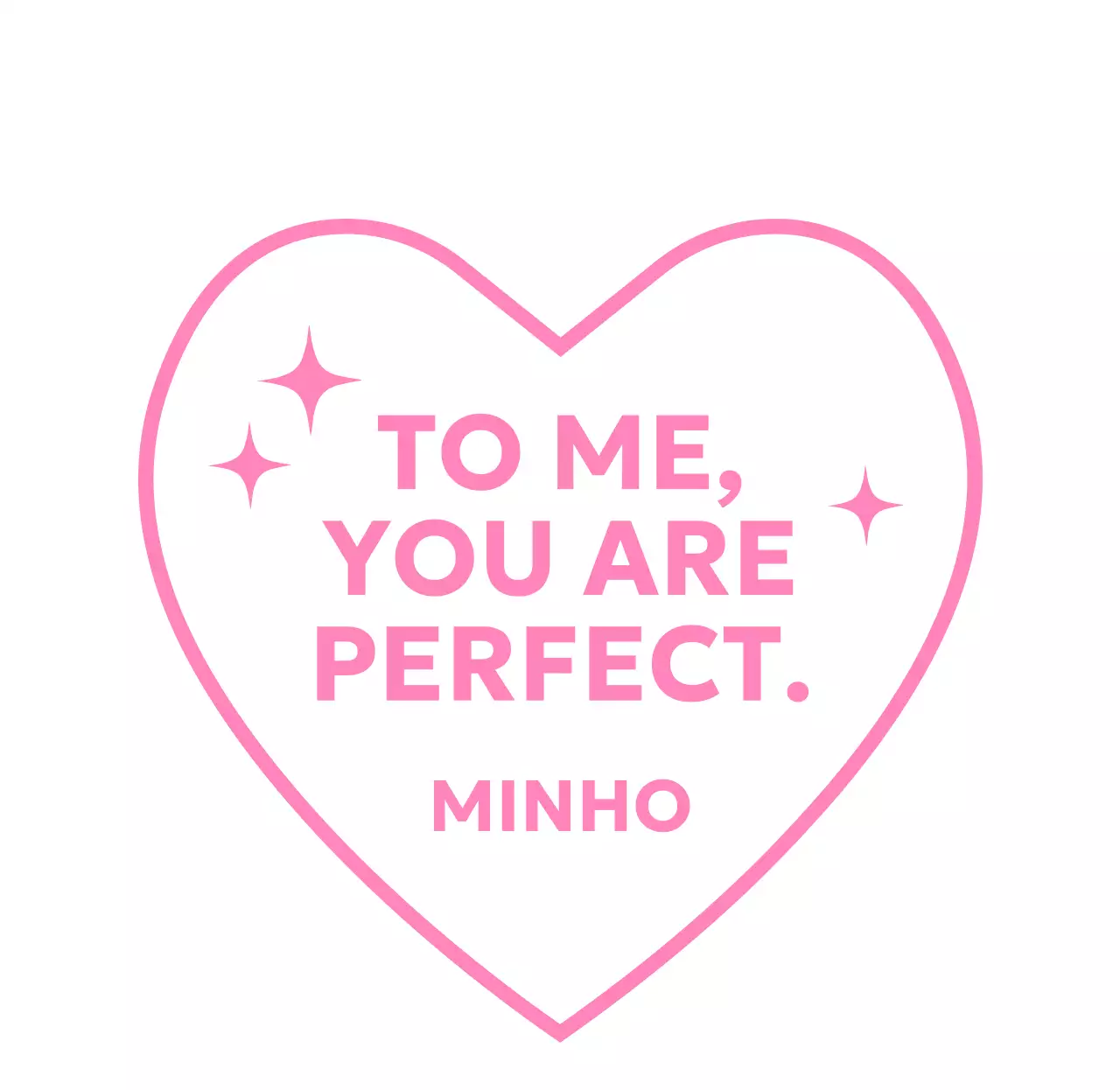 사랑스러운 느낌의 테두리가 있는 하트 디자인