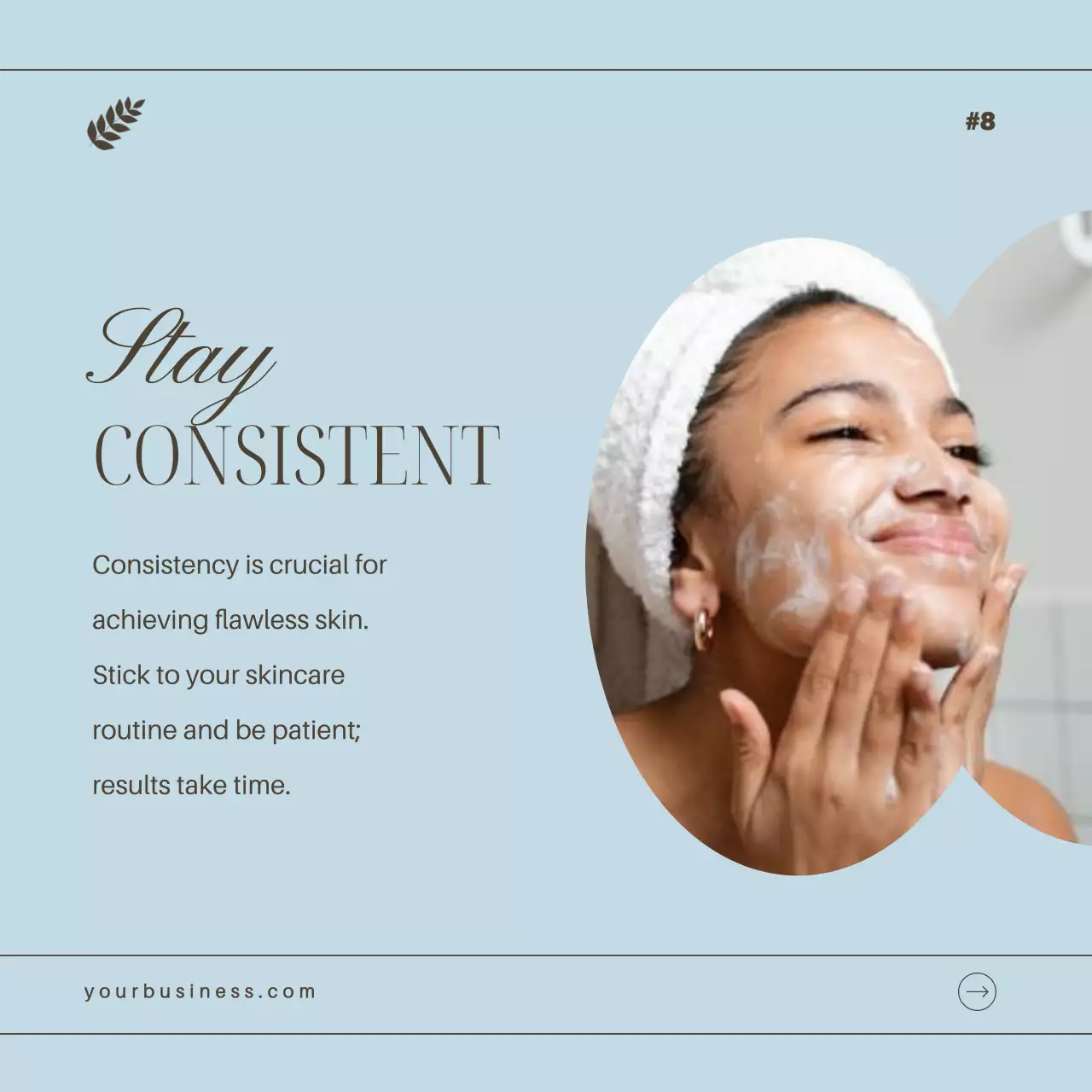 Beige Elegant Skincare Guide Social Media Post