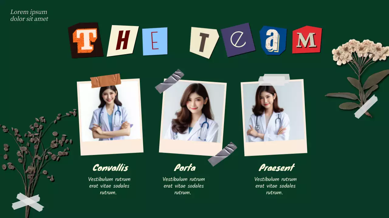 Bahan Belajar Scrapbook Retro Hijau dan Merah