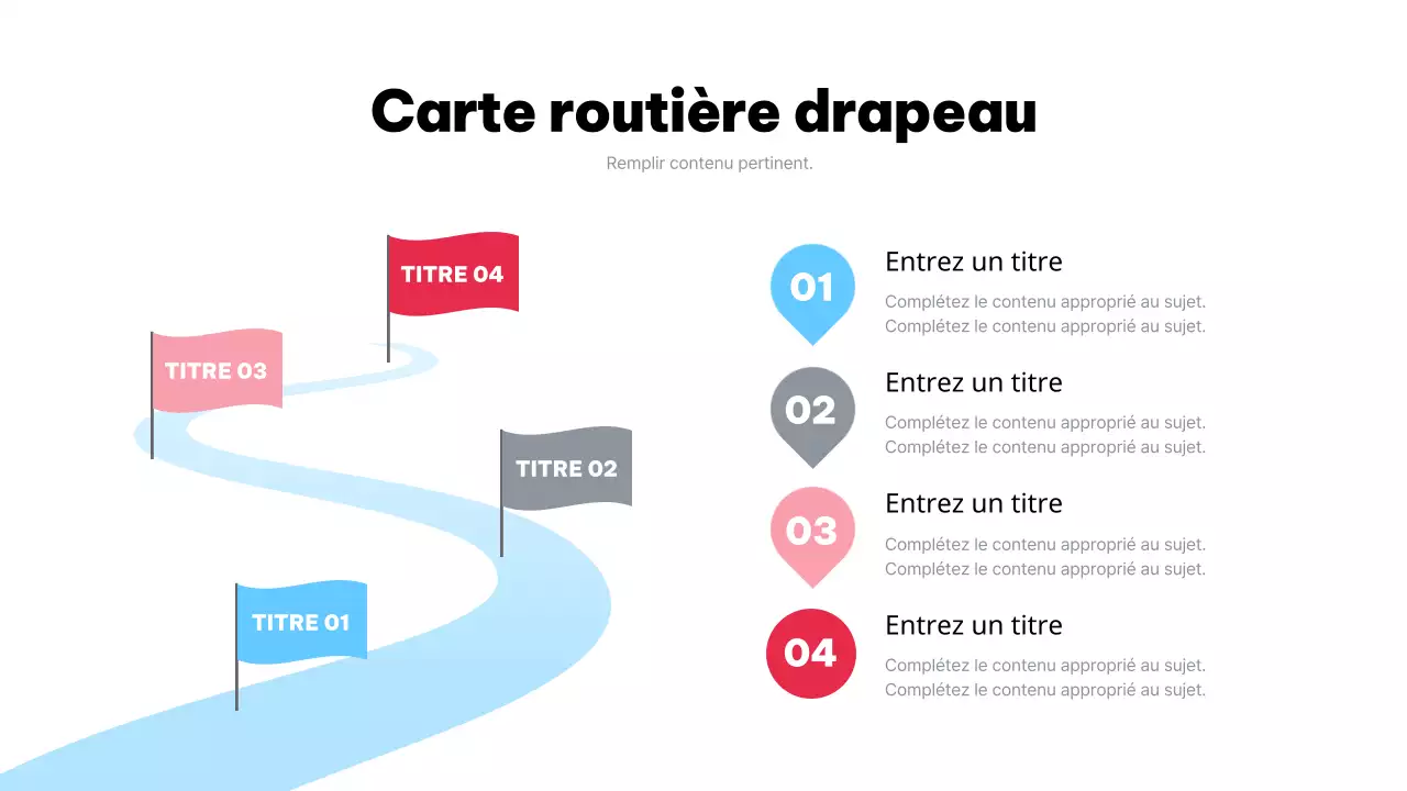 Plan de croissance de l'entreprise Sky Blue Simple