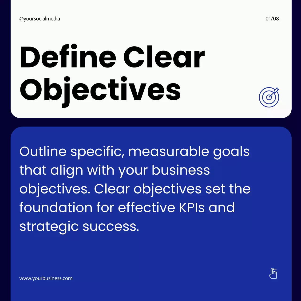 Blue Modern Business Promotion Social Media Post