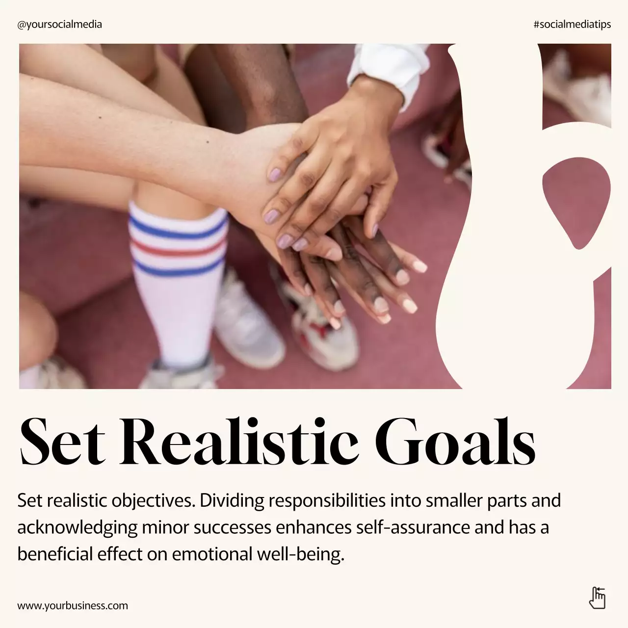 Beige Minimal Wellness Guide Social Media Post