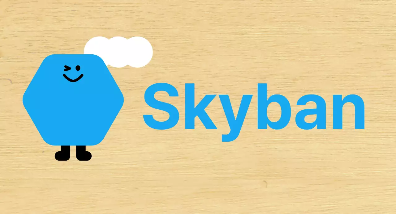 Guida prescolare illustrata del personaggio blu