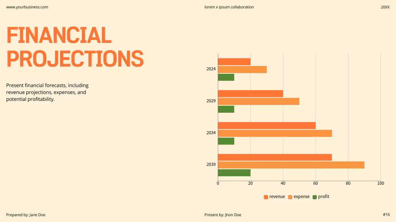 Orange Modern Business Pitch Presentation