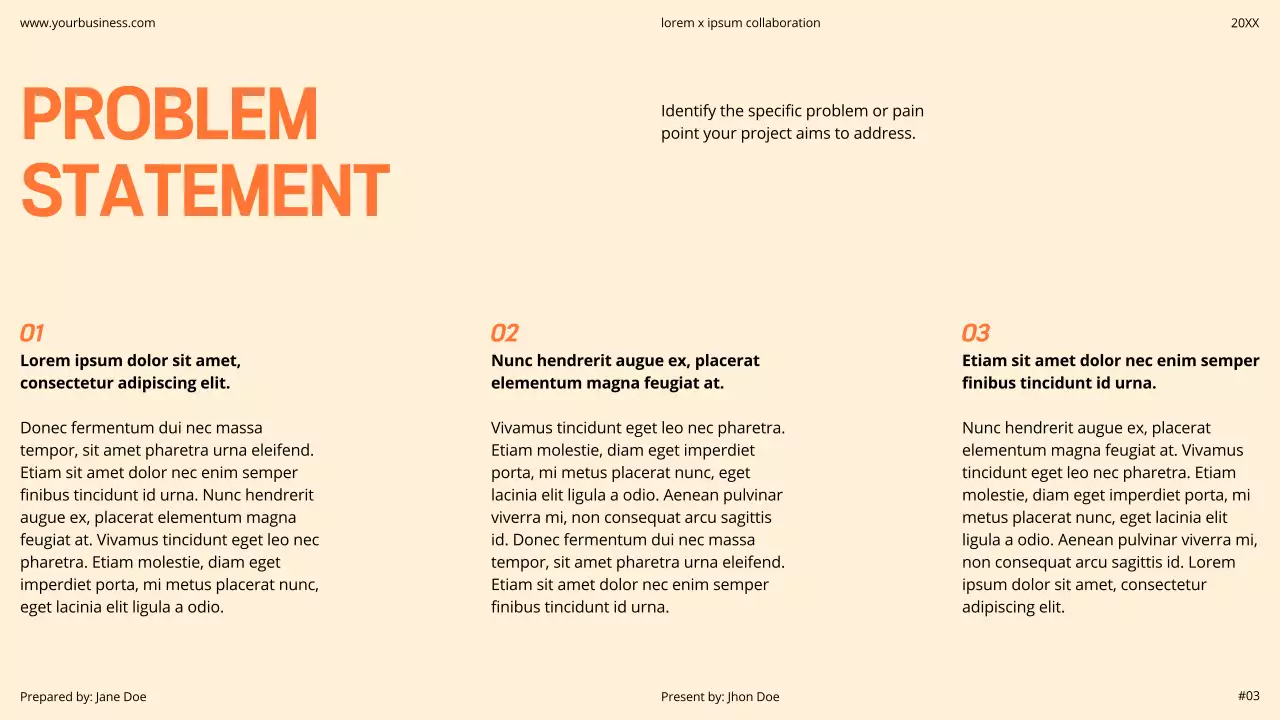 Orange Modern Business Pitch Presentation