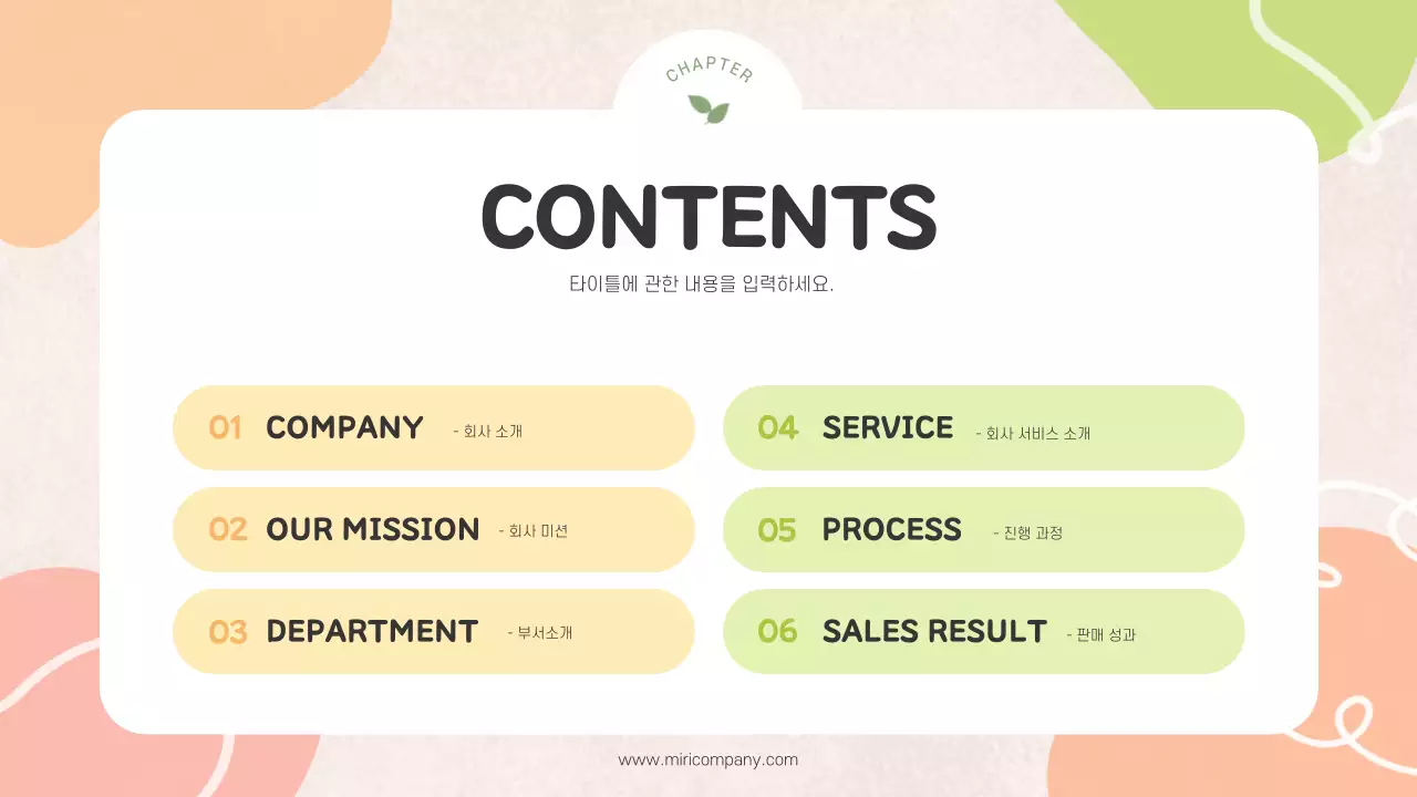 노랑과 연두의 아기자기한 봄 보고서