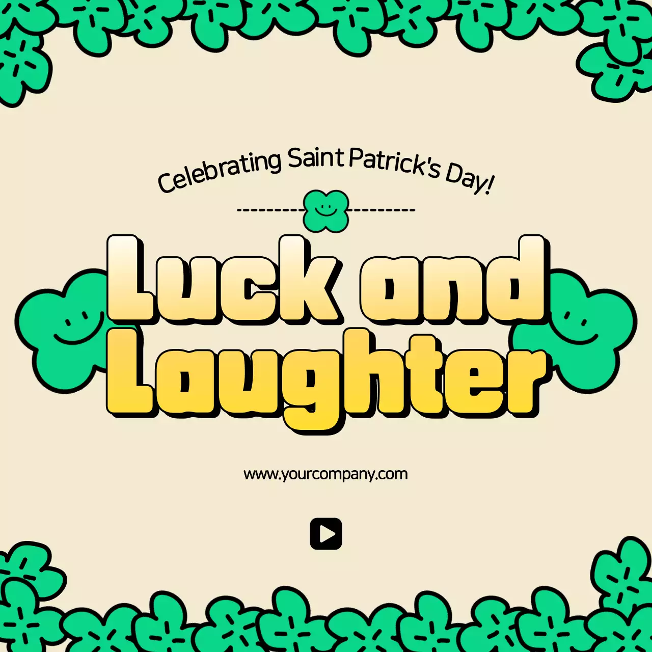 Green Retro Holiday Guide Social Media Post