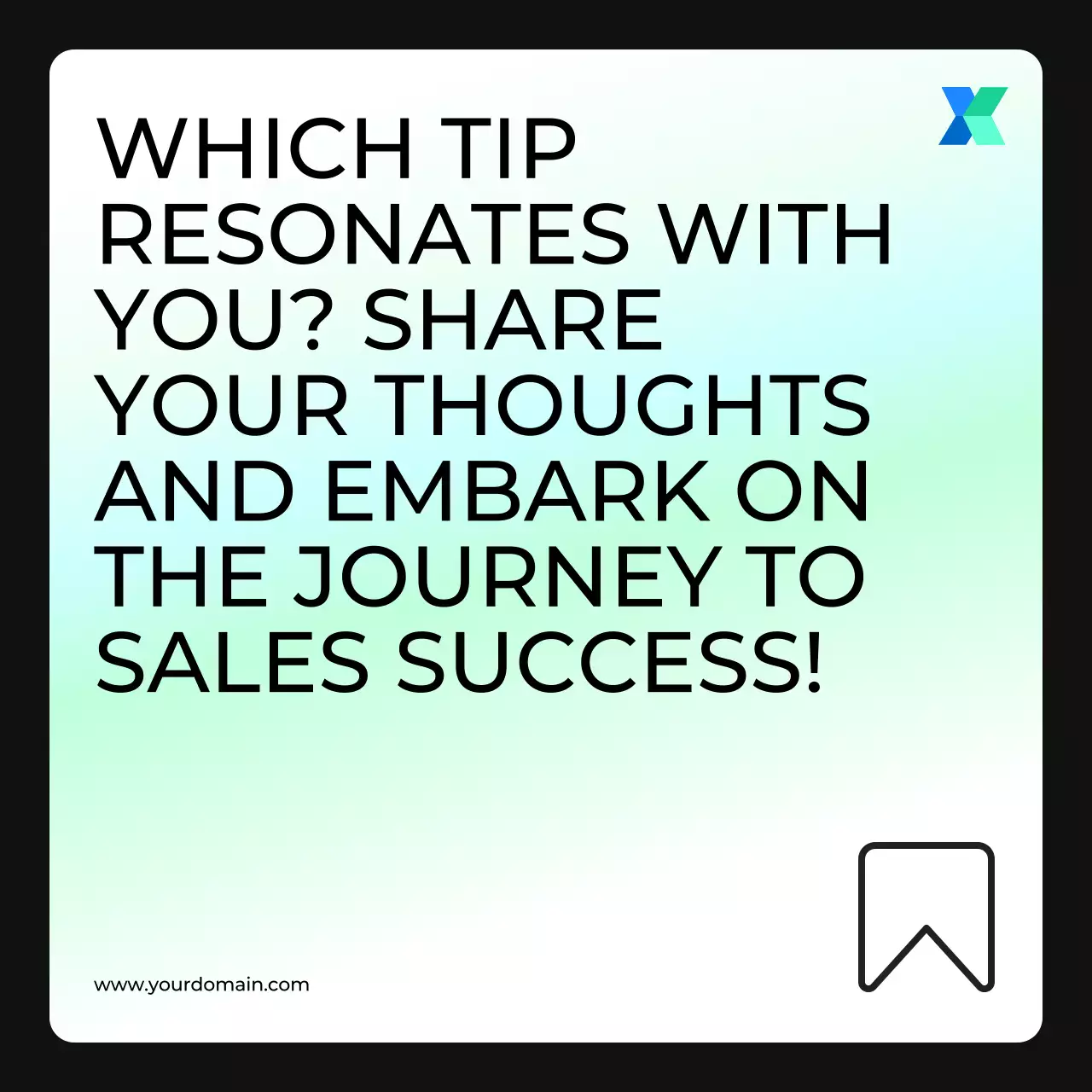 Mint Modern Sales Guide Social Media Post