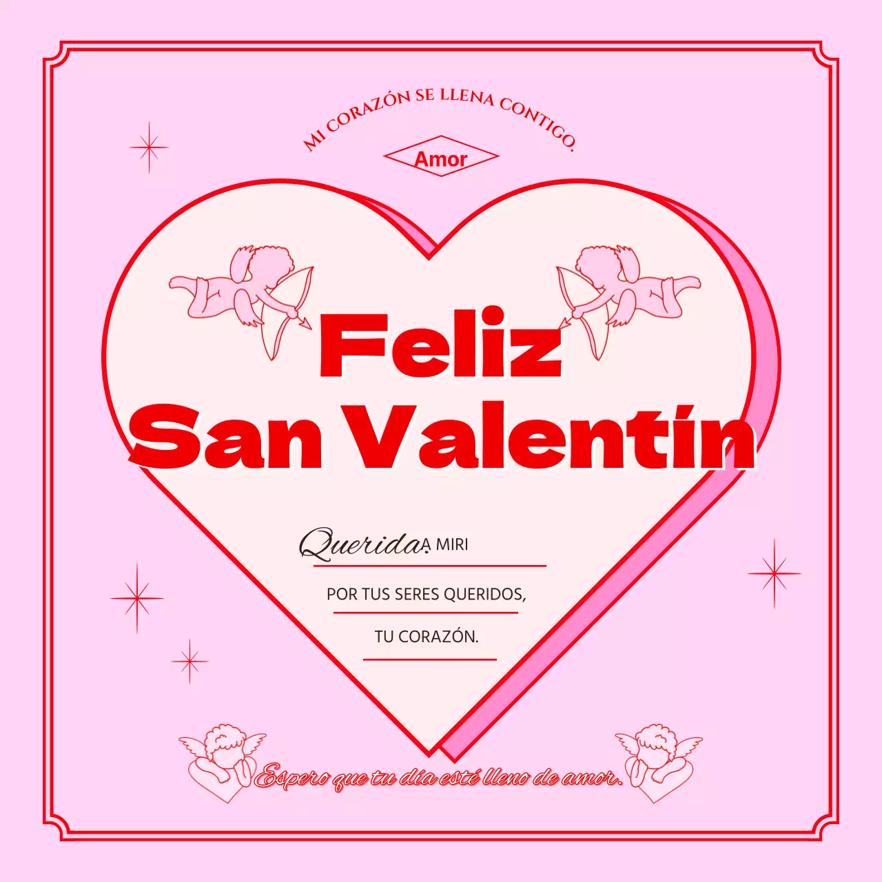 Blocs de notas rosas para San Valentín