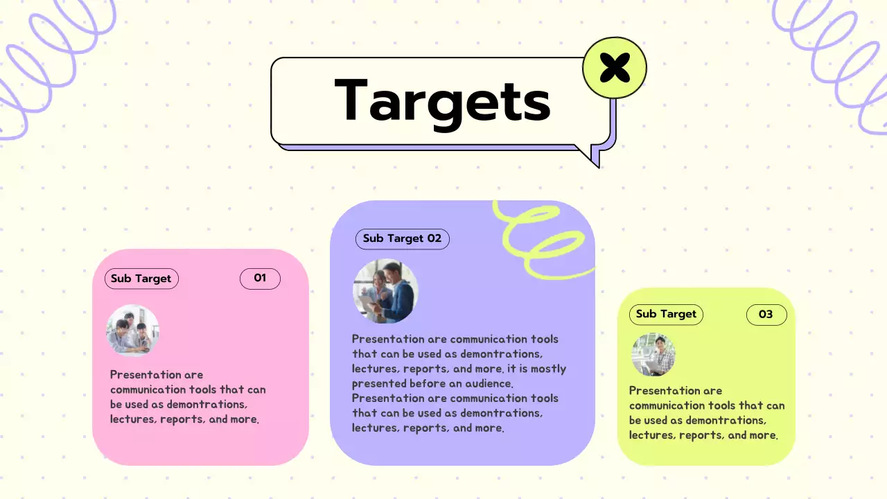 퍼플 플레이풀 마케팅 프리젠테이션