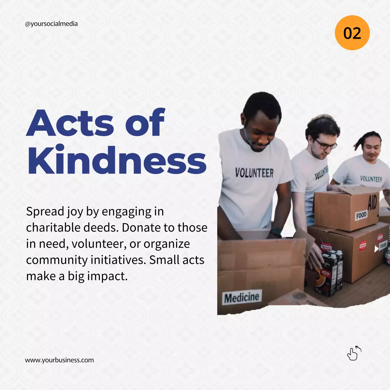 Orange Traditional Ramadan Promotion Social Media Post