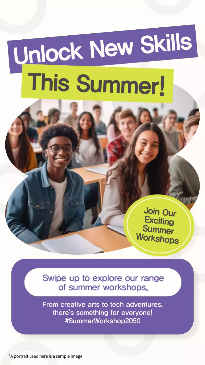 Yellow Trendy Summer Event Instagram Post