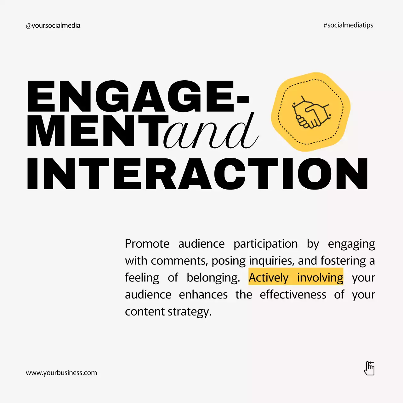 Black Modern Content Guide Social Media Post