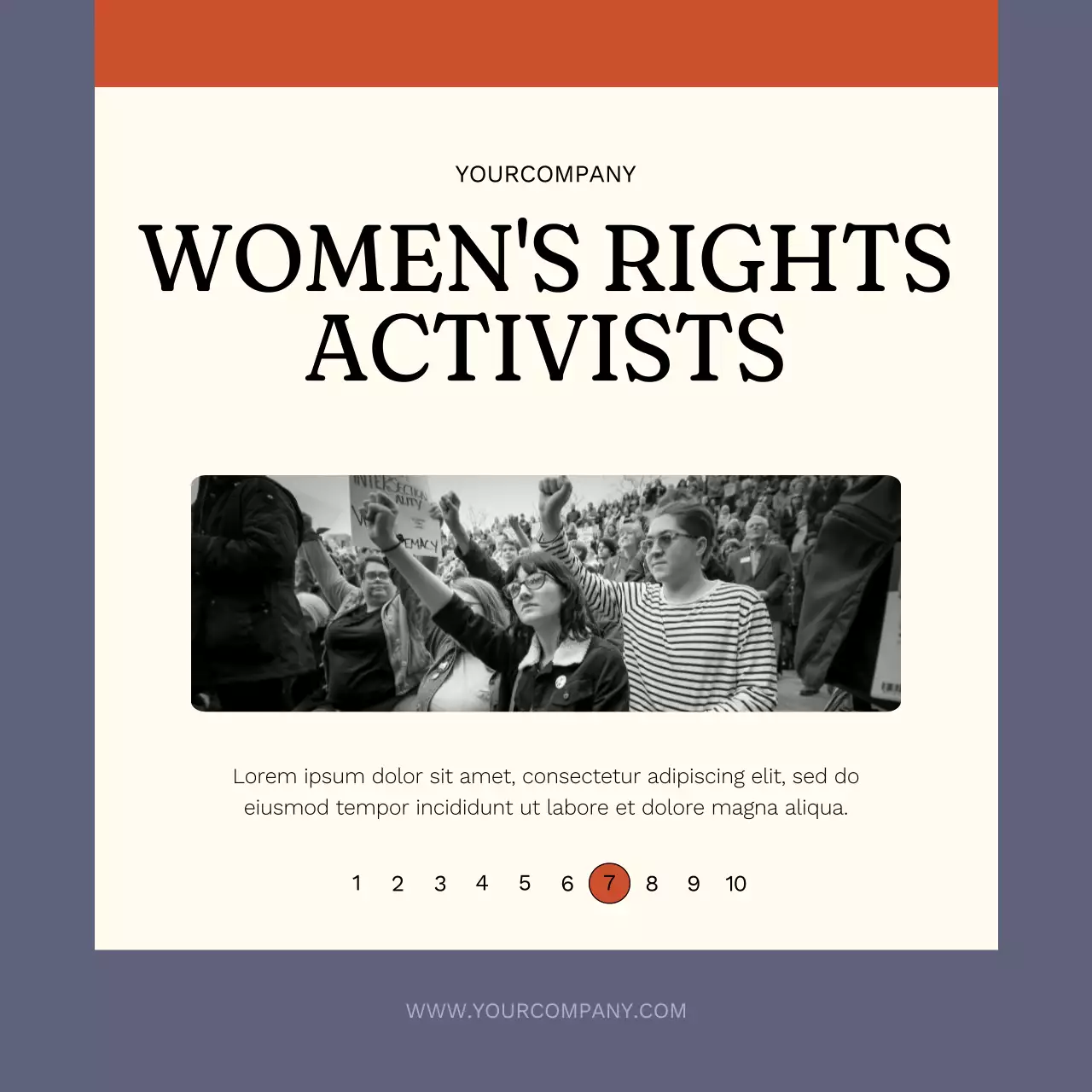 Pink Modern Women's Celebration Promotion Social Media Post