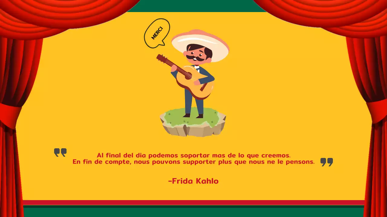 Kitsch jaune et rouge Introduction au Mexique