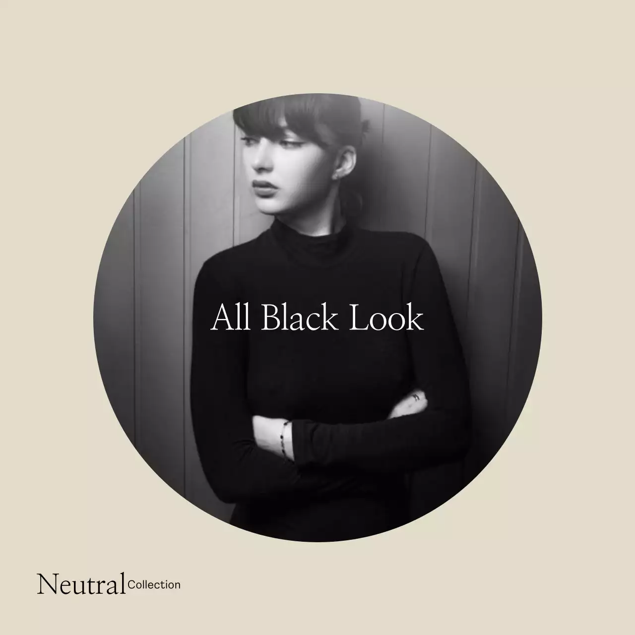 Black Minimalist Fashion Promotion Instagram Post