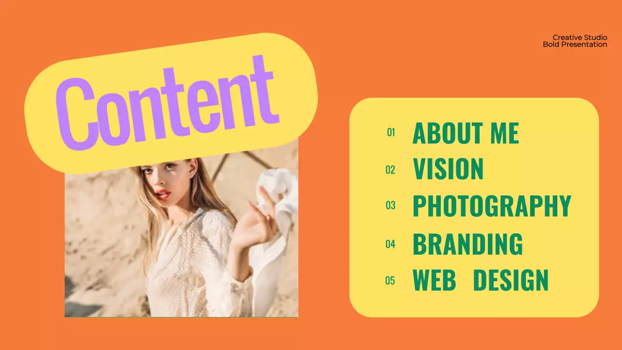 Purple Bold Portfolio Presentation