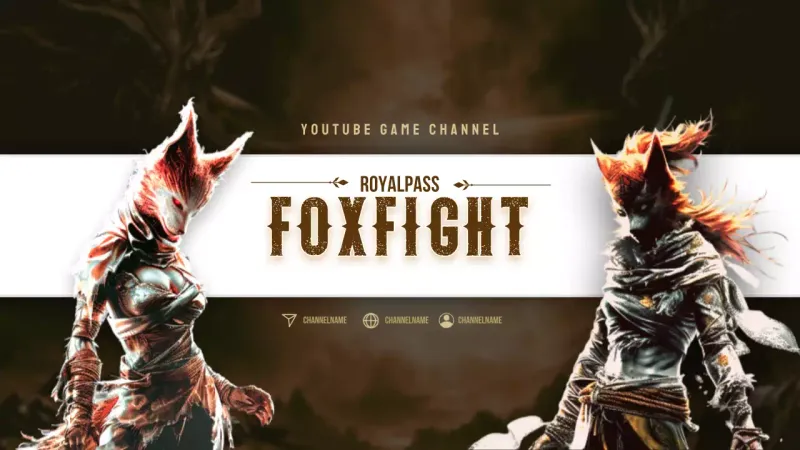 Brown Rustic Game Promotion YouTube Thumbnail