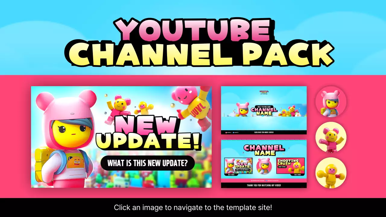 Colorful Animation Channel Promotion YouTube Thumbnail