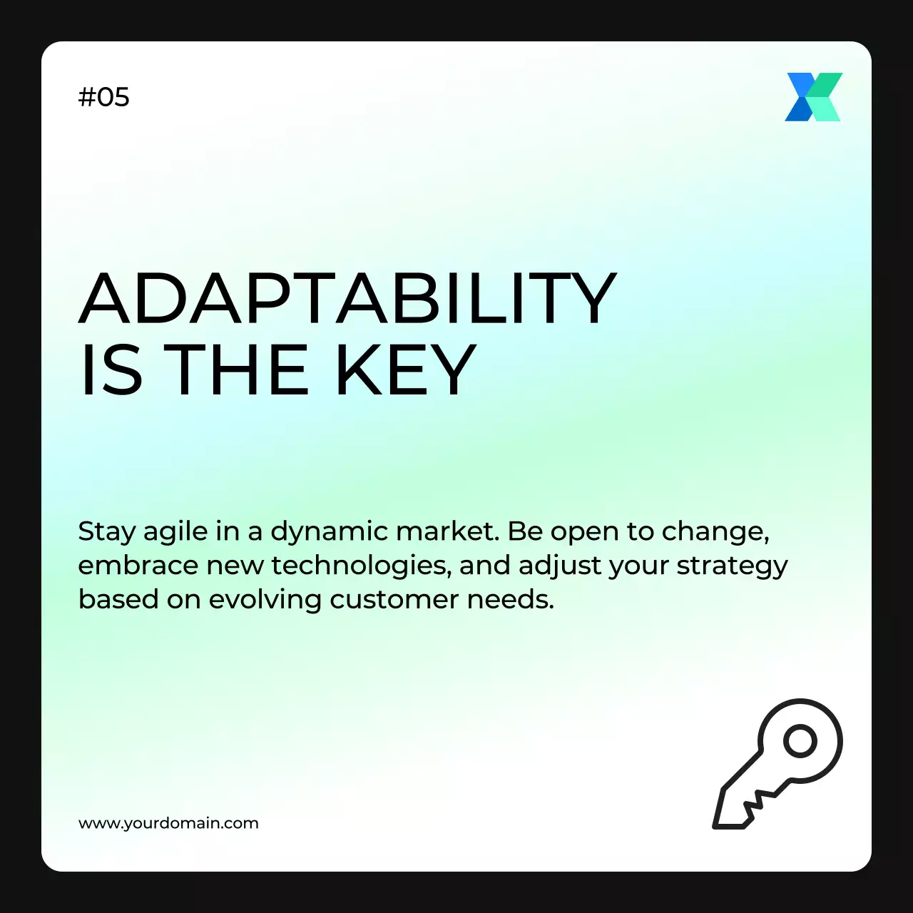 Mint Modern Sales Guide Social Media Post