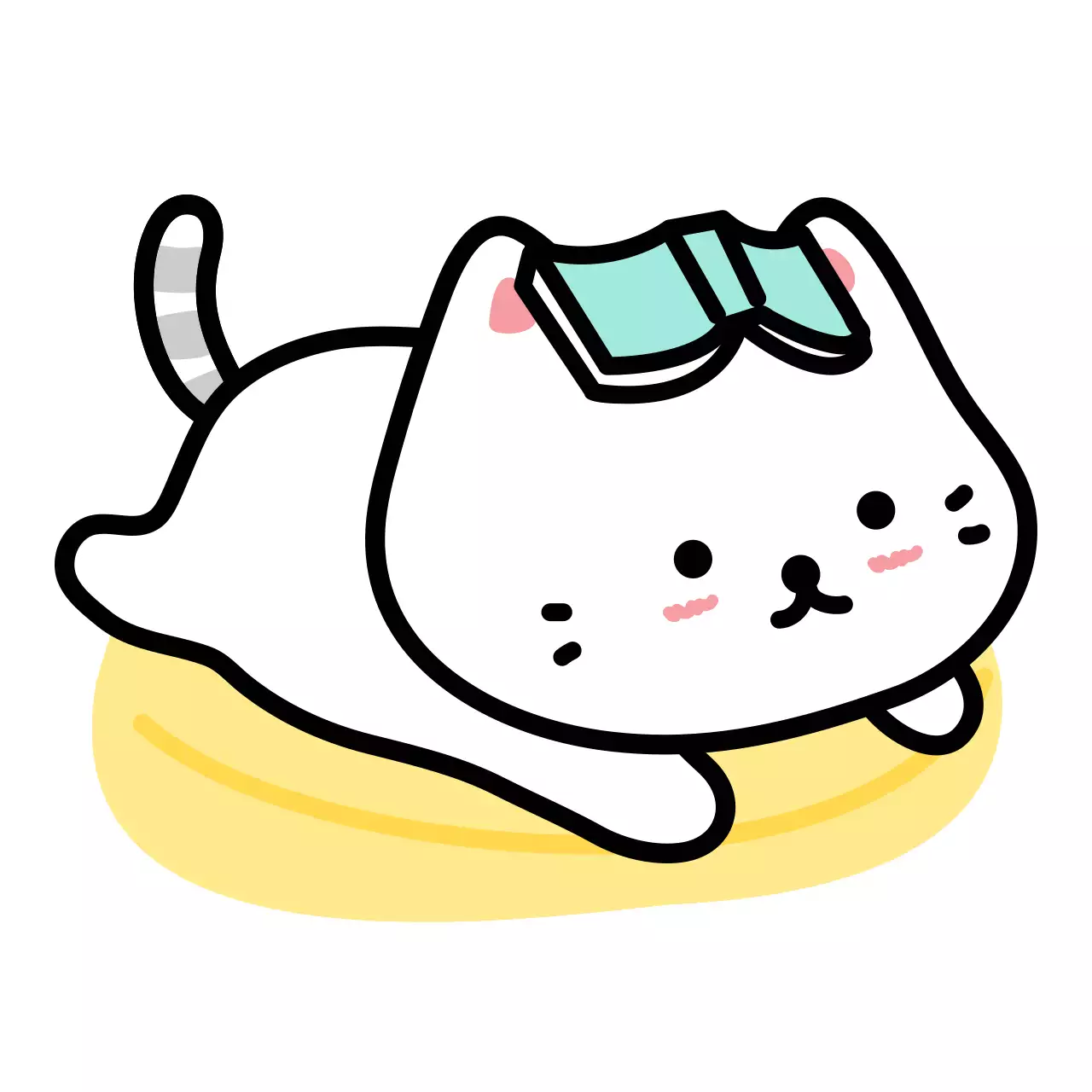 귀여운 일러스트의 교육 학원 홍보용