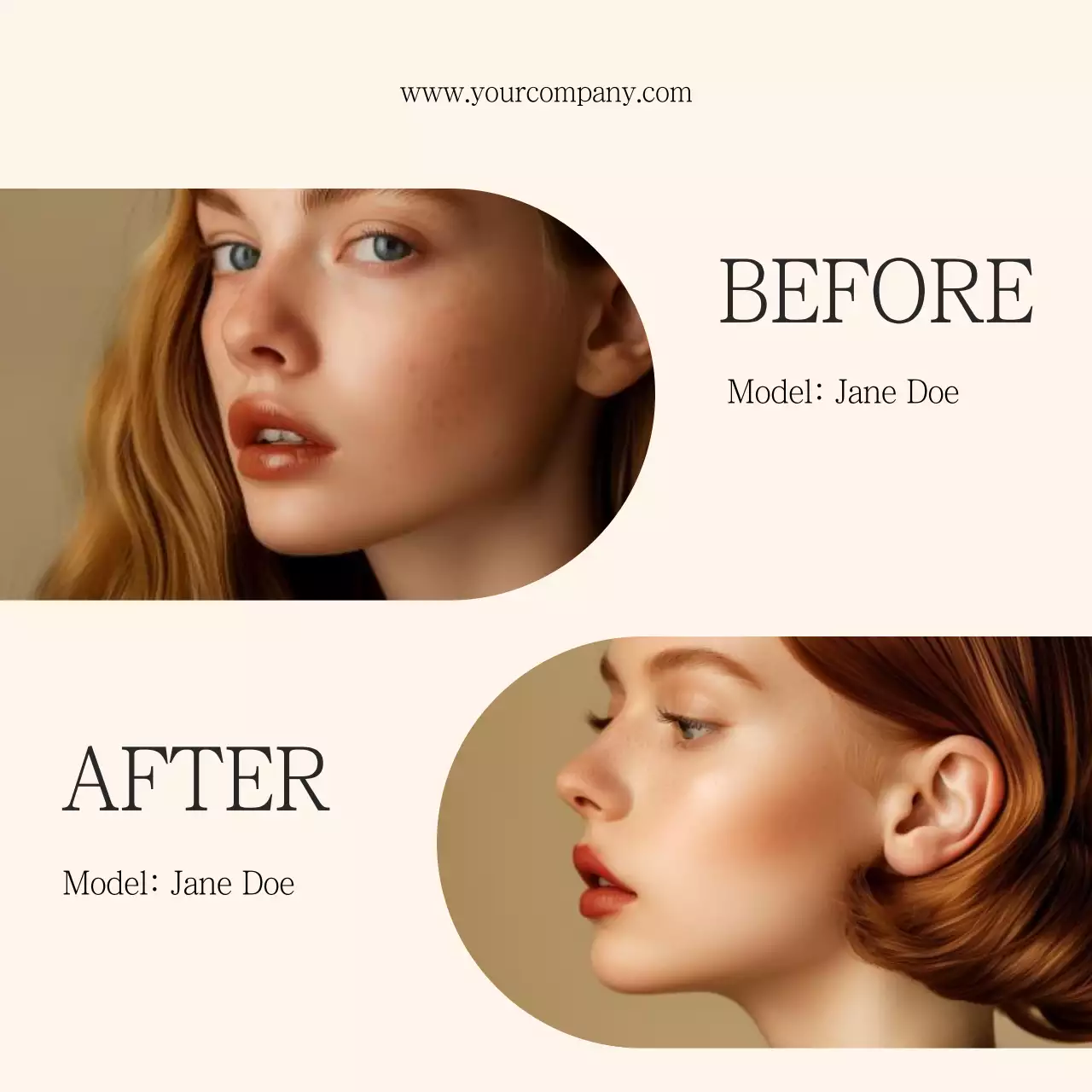 Beige Minimal Beauty Advertisement Social Media Post
