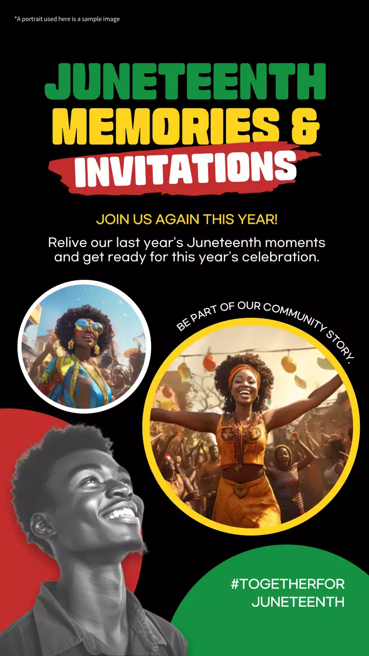 Black Cultural Juneteenth Invitation Instagram Post