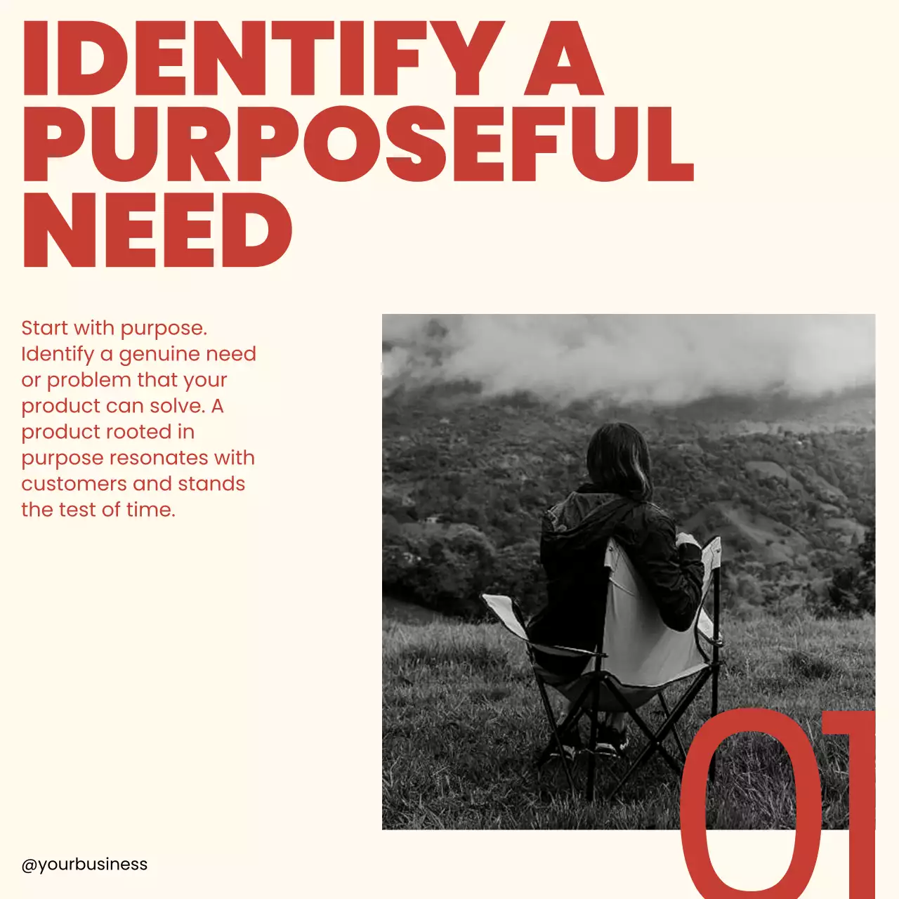 Red Modern Product Guide Social Media Post