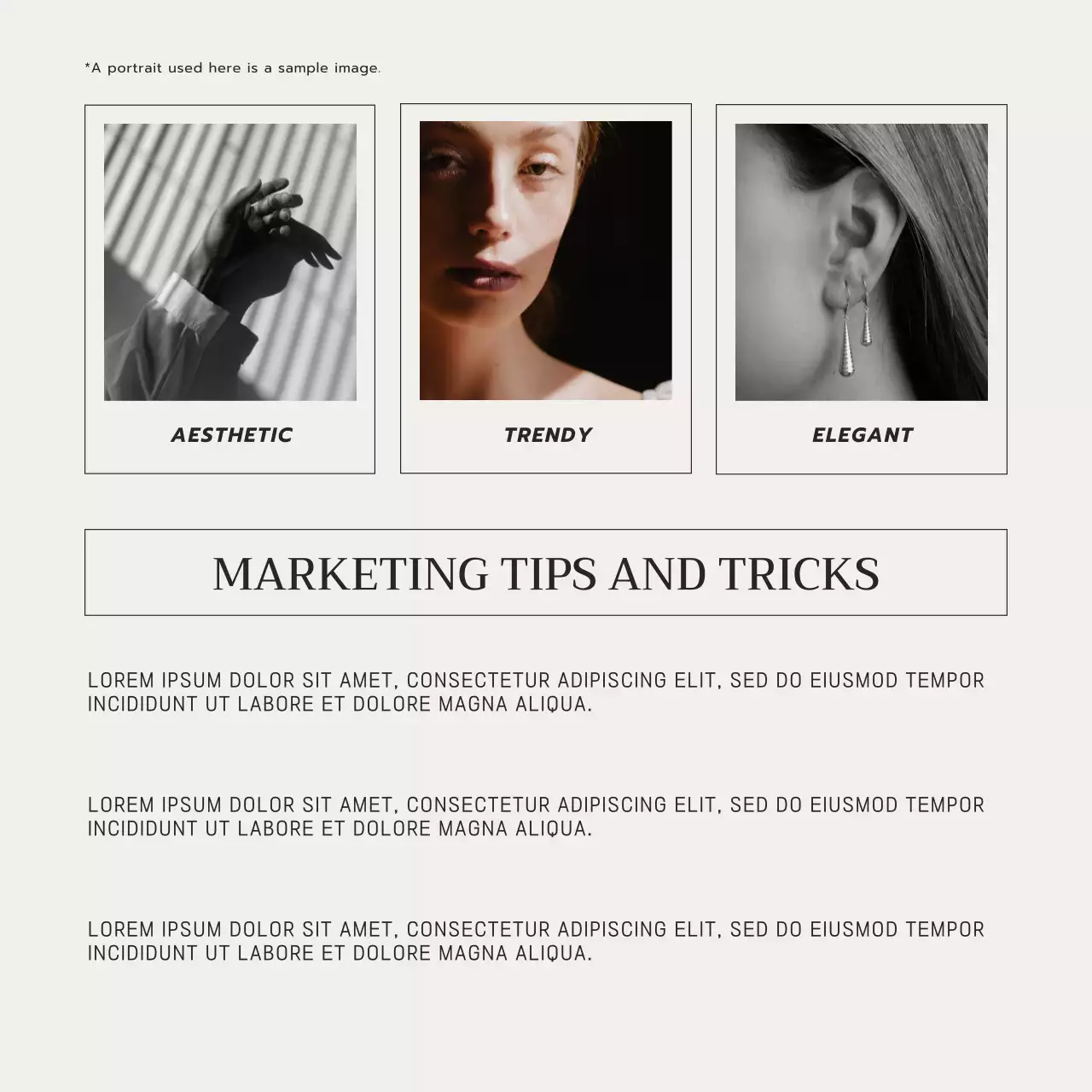 Beige Minimal Branding Promotion Social Media Post