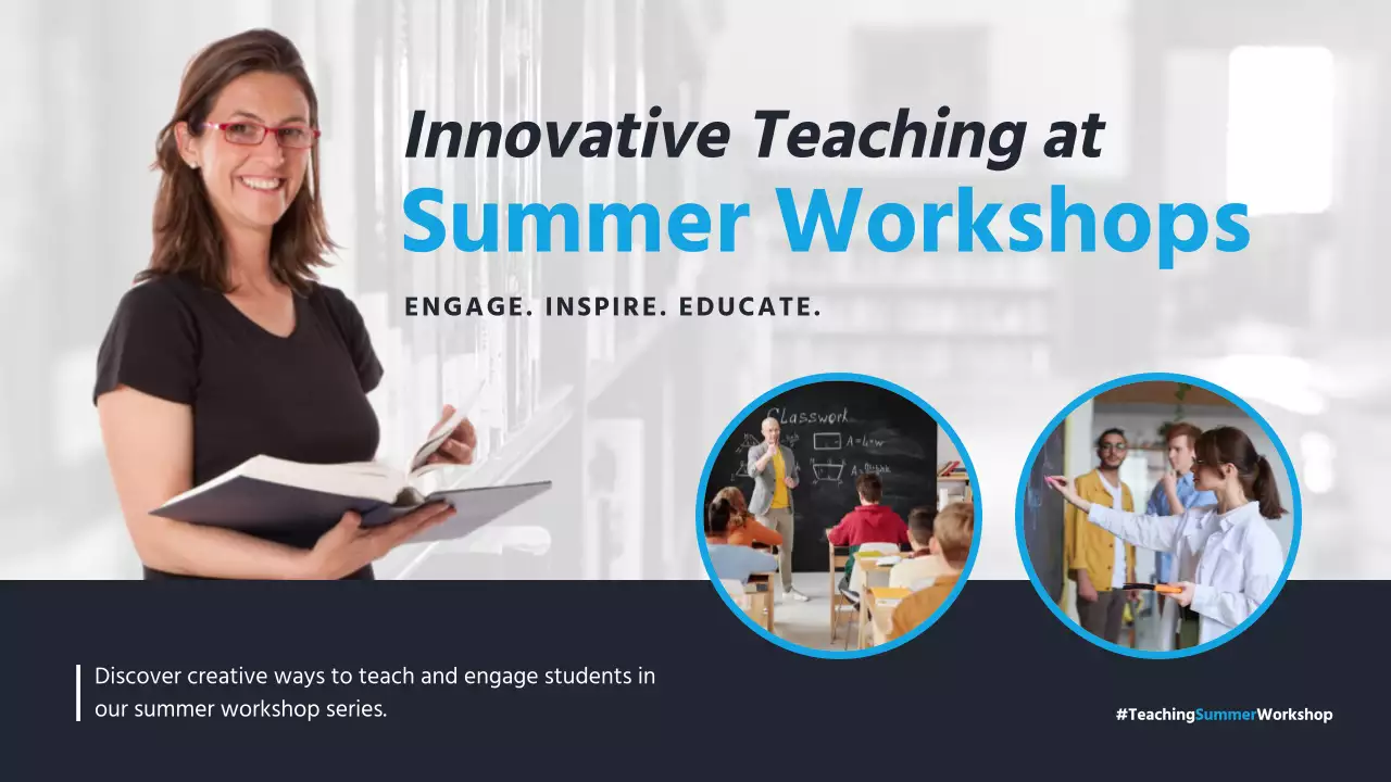 Blue Modern Teaching Promotion YouTube Thumbnail