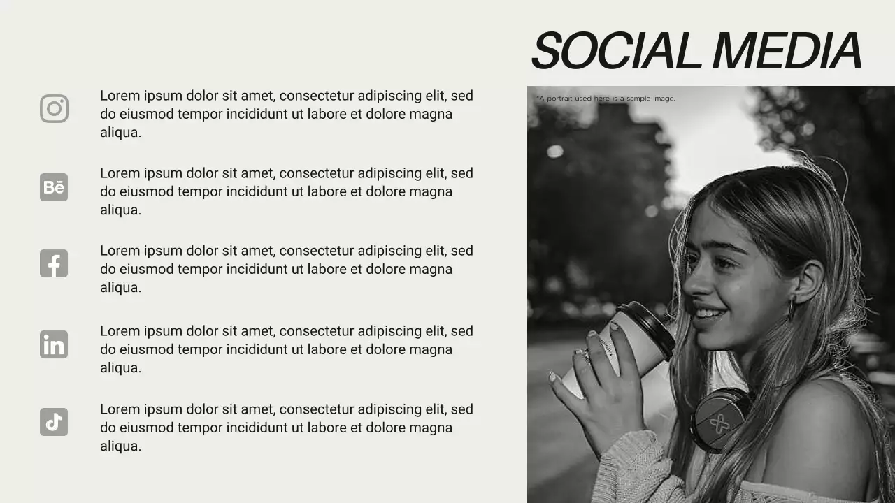 블랙 앤 화이트 모던 패션 브랜드 가이드 소개