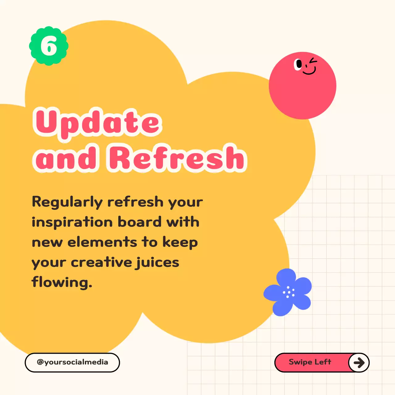 Pink Trendy Crafting Guide Social Media Post