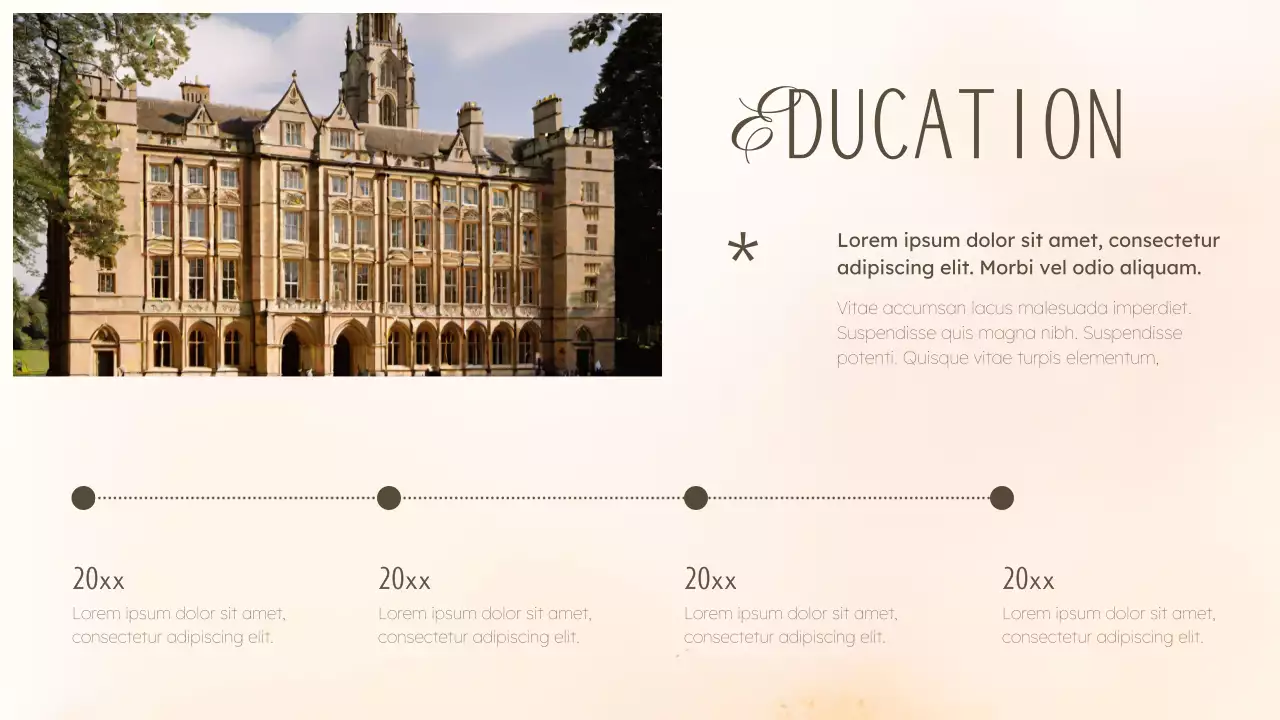 Beige Elegant Graphic Portfolio Presentation