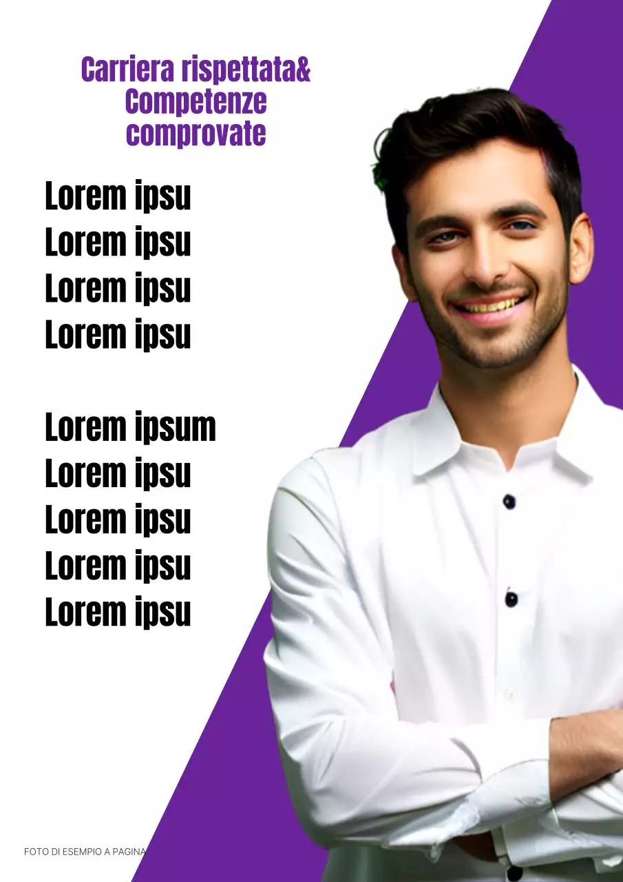 Una semplice campagna elettorale viola