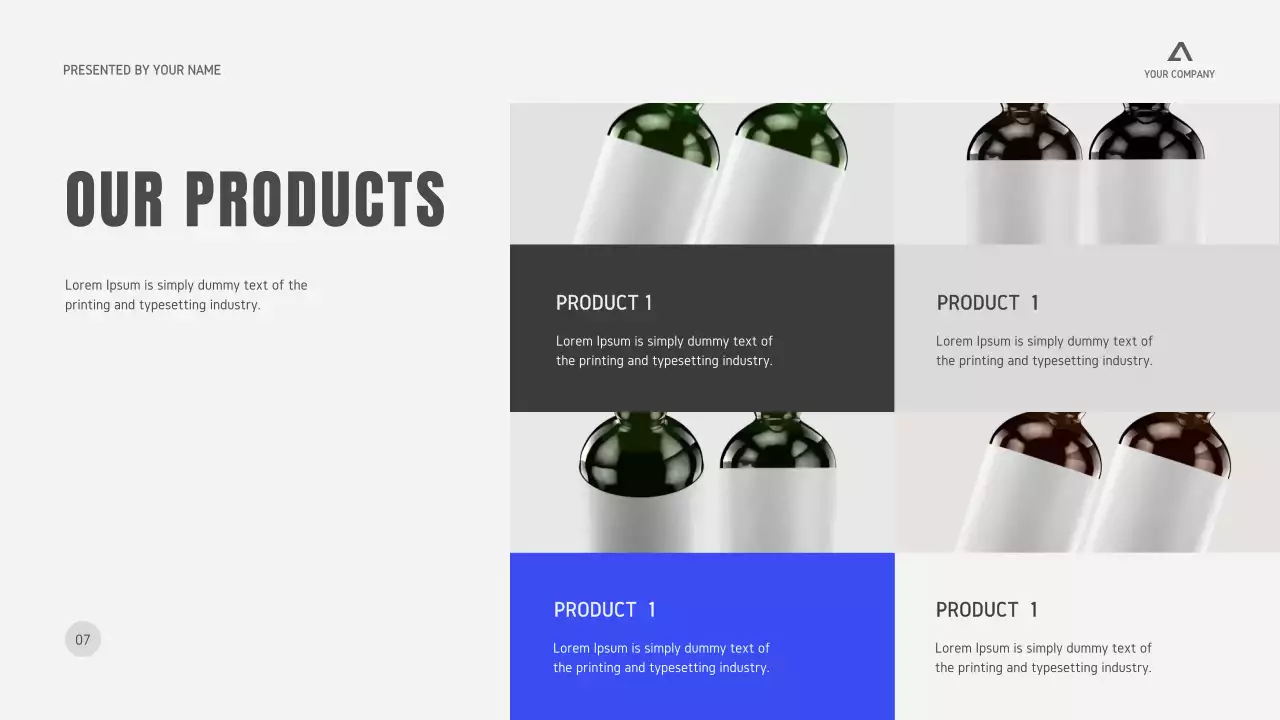 Blue Minimal Business Presentation