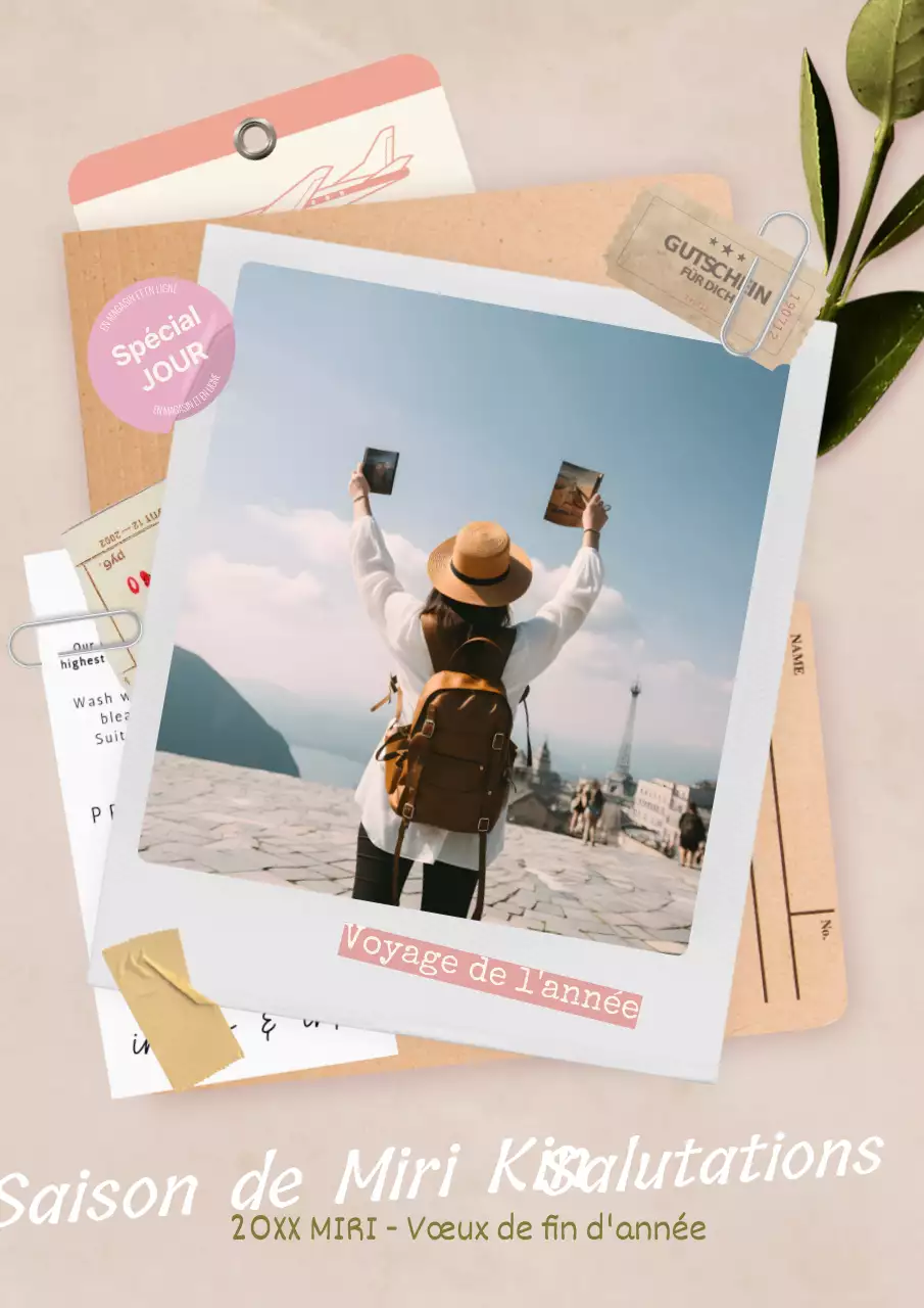 Publicité vintage pour les grilles saisonnières en beige