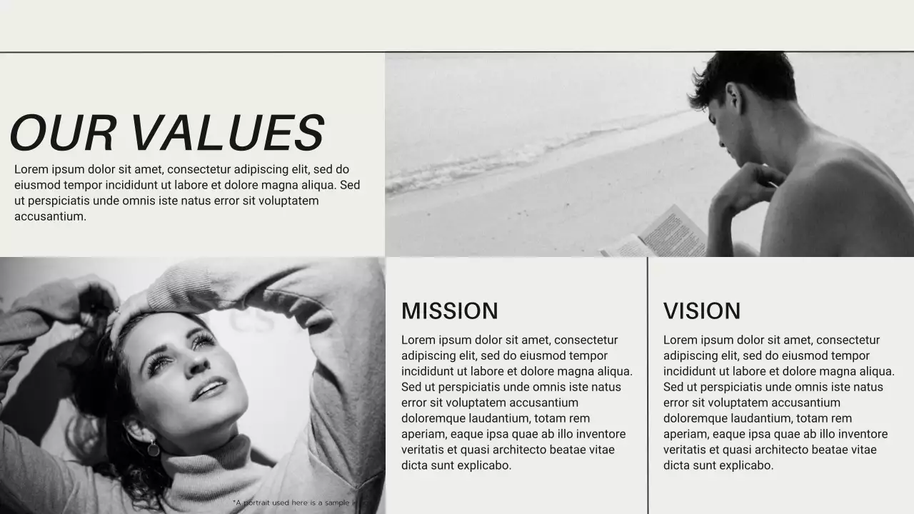 블랙 앤 화이트 모던 패션 브랜드 가이드 소개