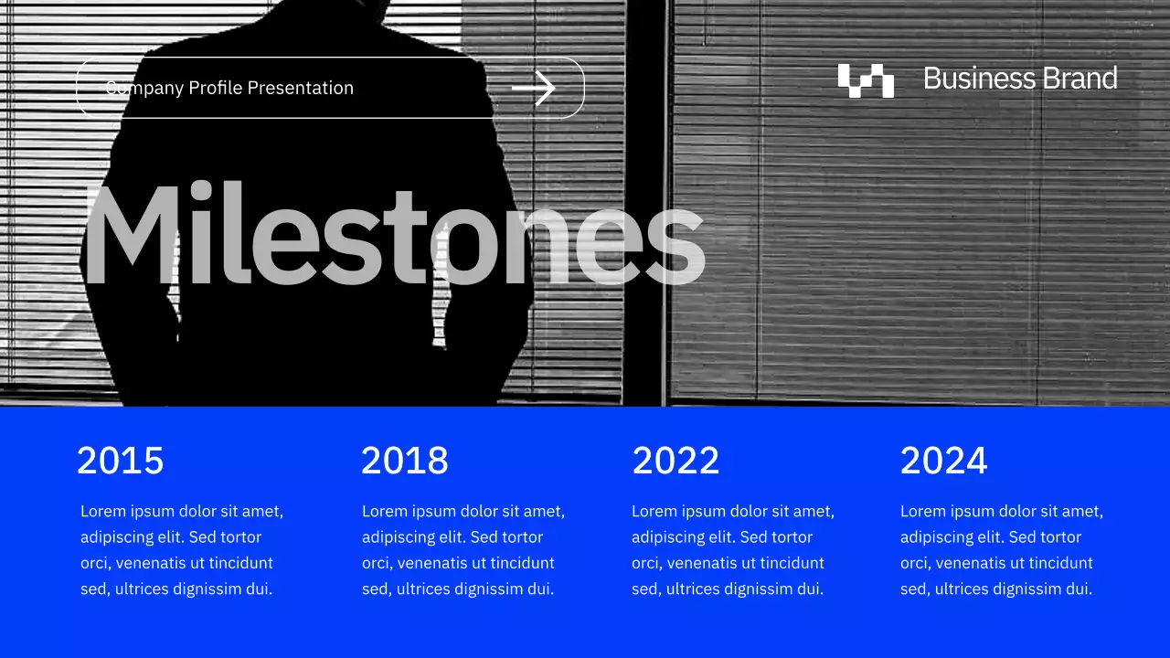 Blue Modern Company Profile Presentation