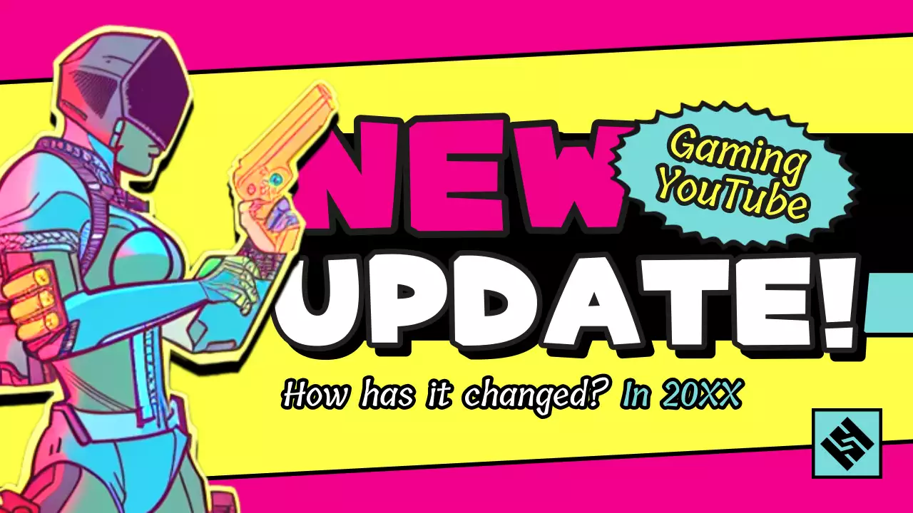 Atualização do Blue Comic Gaming YouTube Thumbnail