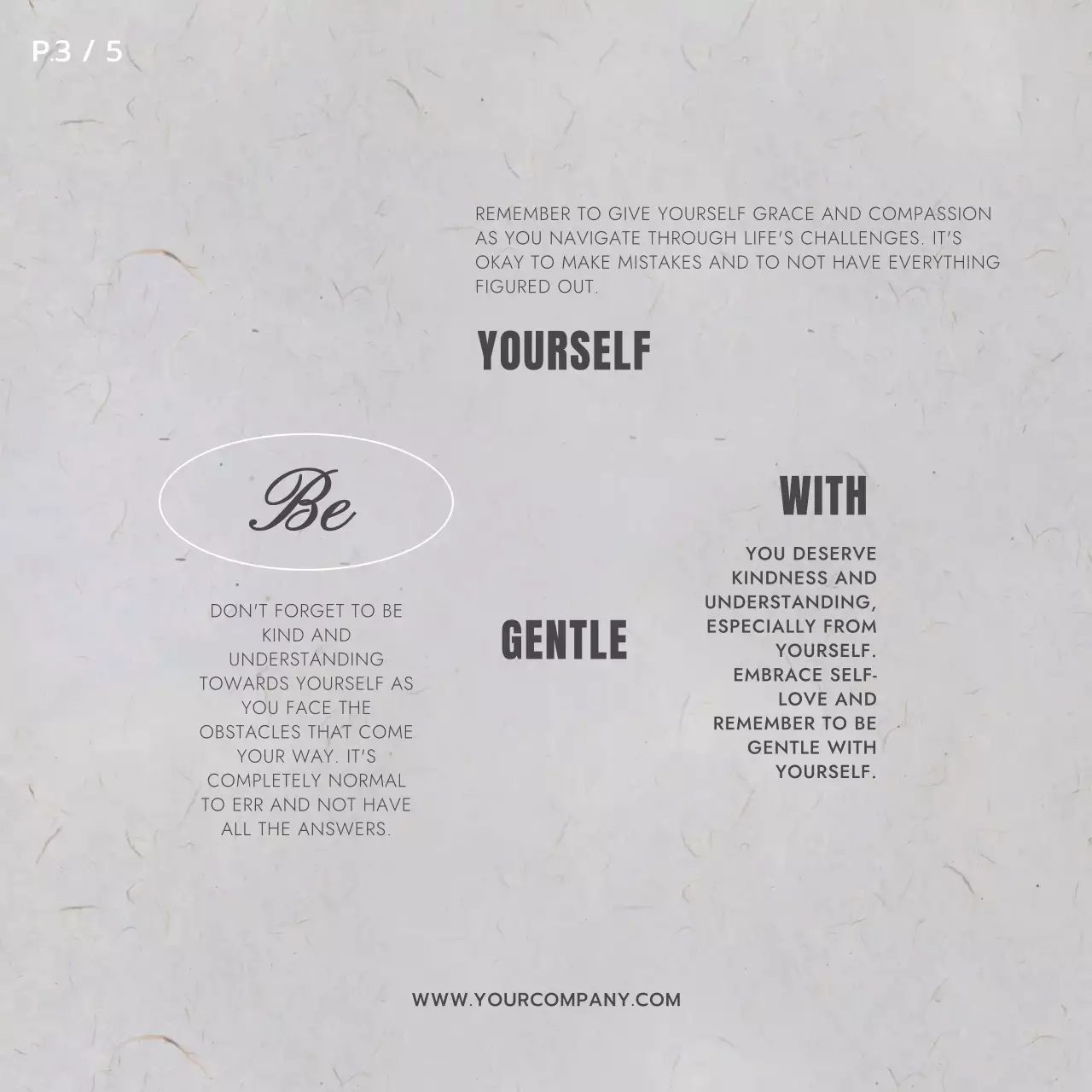 Grey Minimalist Wellbeing Guide Social Media Post