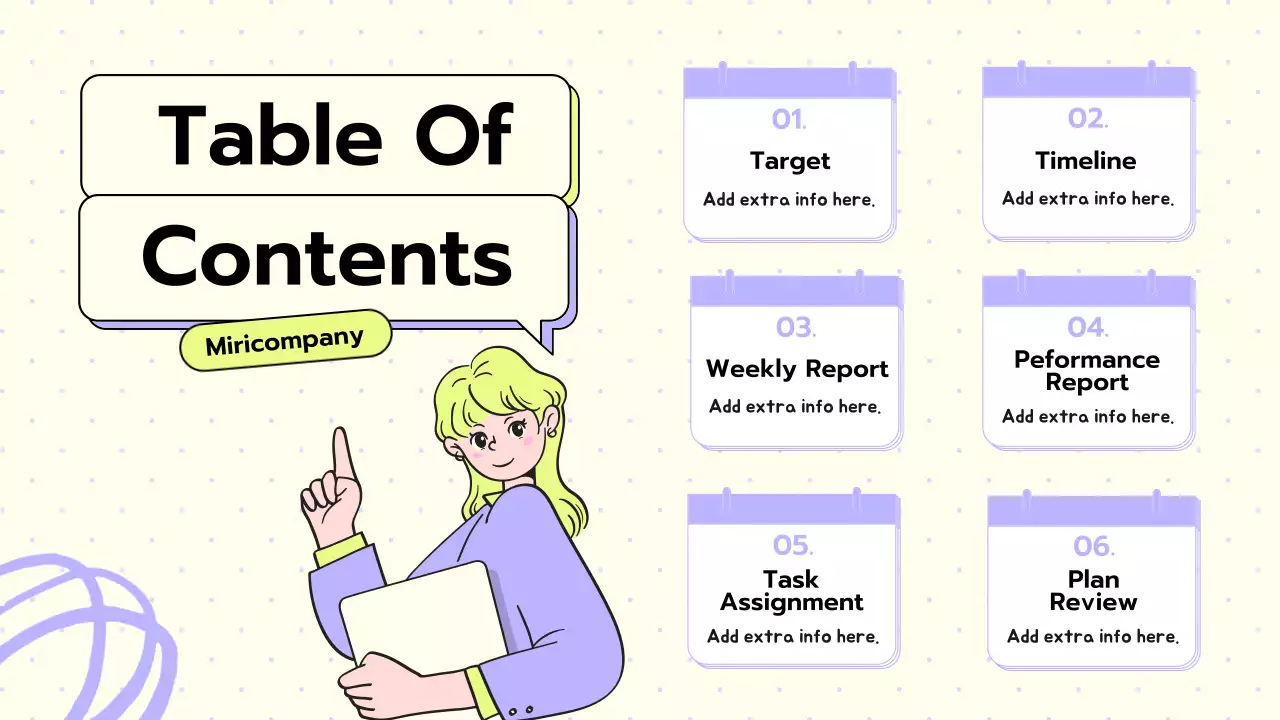 퍼플 플레이풀 마케팅 프리젠테이션