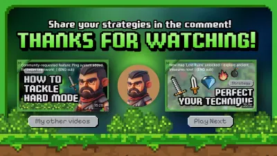 Green Retro Gaming Vlog YouTube Thumbnail